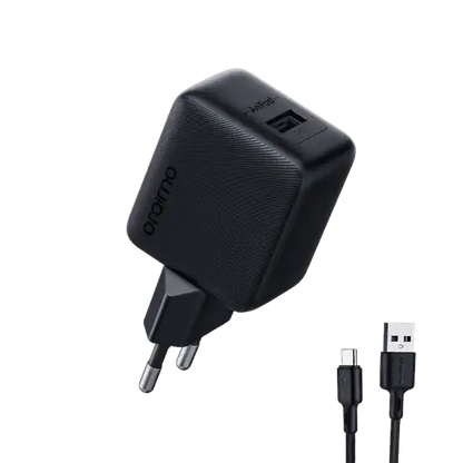 Oraimo Cannon 18S 18W Wall Charger OCW-5184E + Usb - Lightning Black(Only a plug, no date cable)