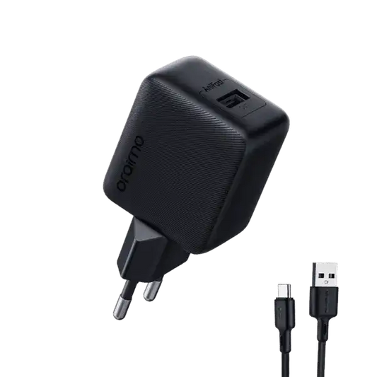 Oraimo Cannon 18S 18W Wall Charger OCW-5184E + Usb - Lightning Black(Only a plug, no date cable)