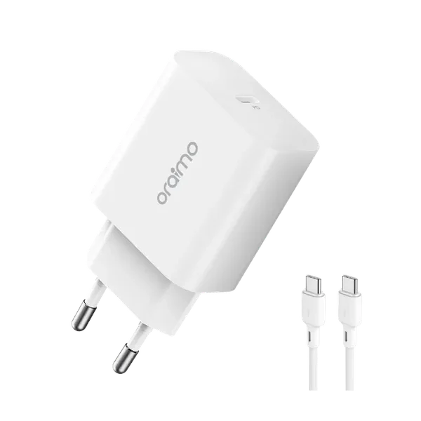 Oraimo PowerCube 20 OCW-E106S-CC54 – Chargeur USB Type-C 20W Compact & Rapide(Only a plug, no data cable）