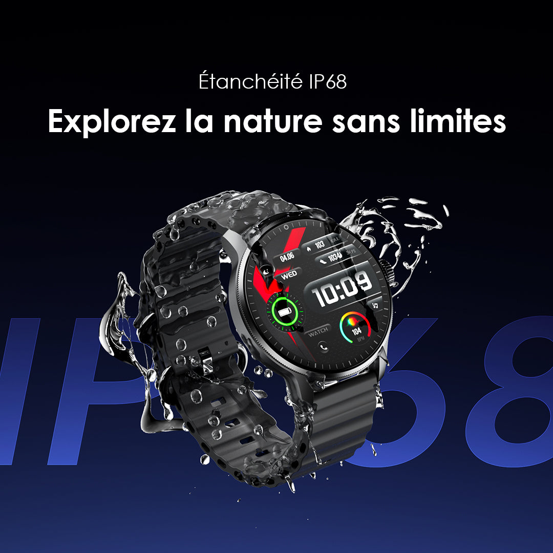 Oraimo Watch 5R Pro – AMOLED with Bluetooth Calls & 32-Day Battery