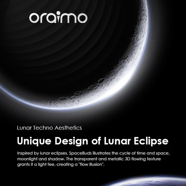 Oraimo  Freepods 5  ANC True Wireless Earbuds, IPX4 Water Proof, BT V5.4, 300mAh, Grey, OTW-630