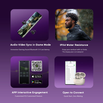 Oraimo OpenSnap – Open-Ear Fit, ENC Mic & 26h Battery