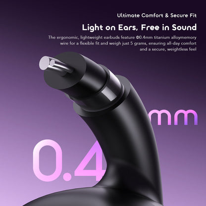 Oraimo OpenSnap – Open-Ear Fit, ENC Mic & 26h Battery