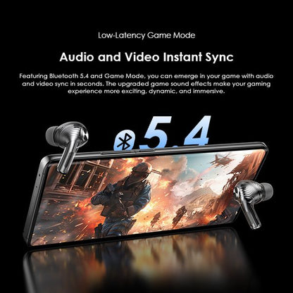 SpaceBuds Pro  – 50dB Hybrid ANC, 32h Battery & 4-Mic ENC