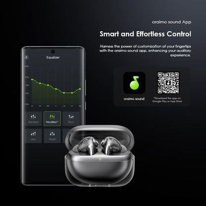 SpaceBuds Pro  – 50dB Hybrid ANC, 32h Battery & 4-Mic ENC