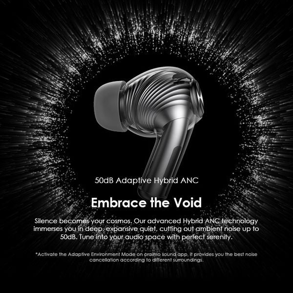 SpaceBuds Pro  – 50dB Hybrid ANC, 32h Battery & 4-Mic ENC