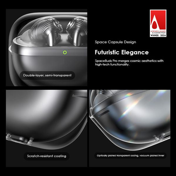 SpaceBuds Pro  – 50dB Hybrid ANC, 32h Battery & 4-Mic ENC