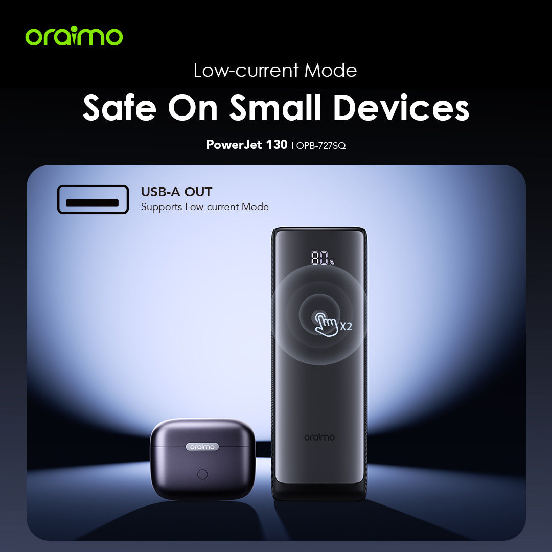 Oraimo PowerJet 130 – 130W 27600mAh, Laptop, Phones - Fast Charging