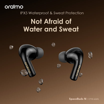 Oraimo SpaceBuds N – ANC, OTW-626N, 38h Battery & Multi-Device Pairing
