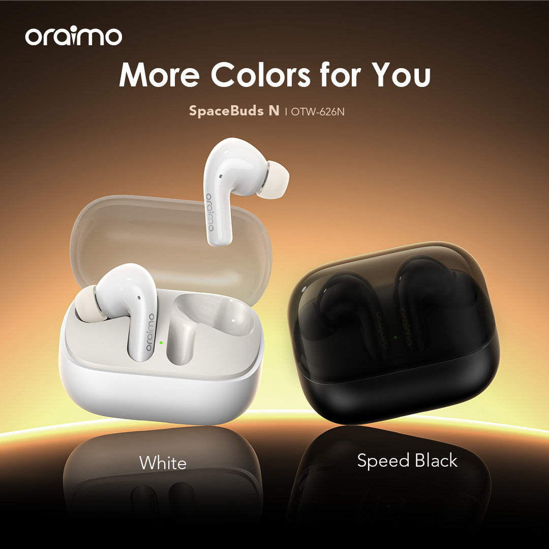 Oraimo SpaceBuds N – ANC, OTW-626N, 38h Battery & Multi-Device Pairing
