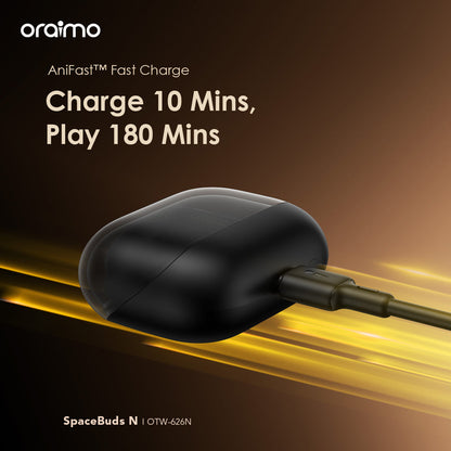 Oraimo SpaceBuds N – ANC, OTW-626N, 38h Battery & Multi-Device Pairing
