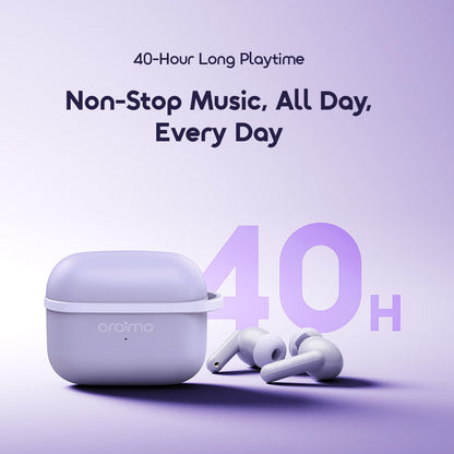 Oraimo SpaceBuds Lite OTW-324 – 40h Playtime, ENC Calls & Powerful Bass