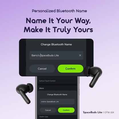 Oraimo SpaceBuds Lite OTW-324 – 40h Playtime, ENC Calls & Powerful Bass