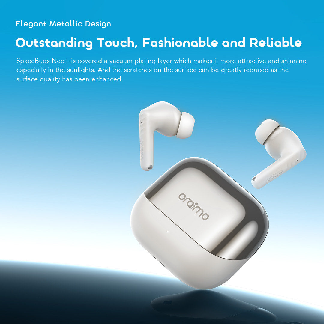 Oraimo SpaceBuds Neo+OTW-323P, ANC, 30h Playtime & Sound360™ Spatial Audio