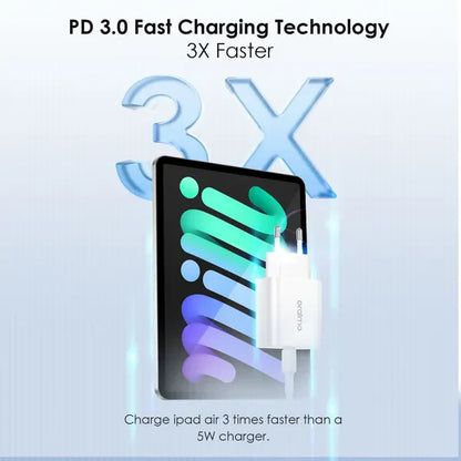 Oraimo PowerCube 20 OCW-E106S-CC54 – Chargeur USB Type-C 20W Compact & Rapide(Only a plug, no data cable）