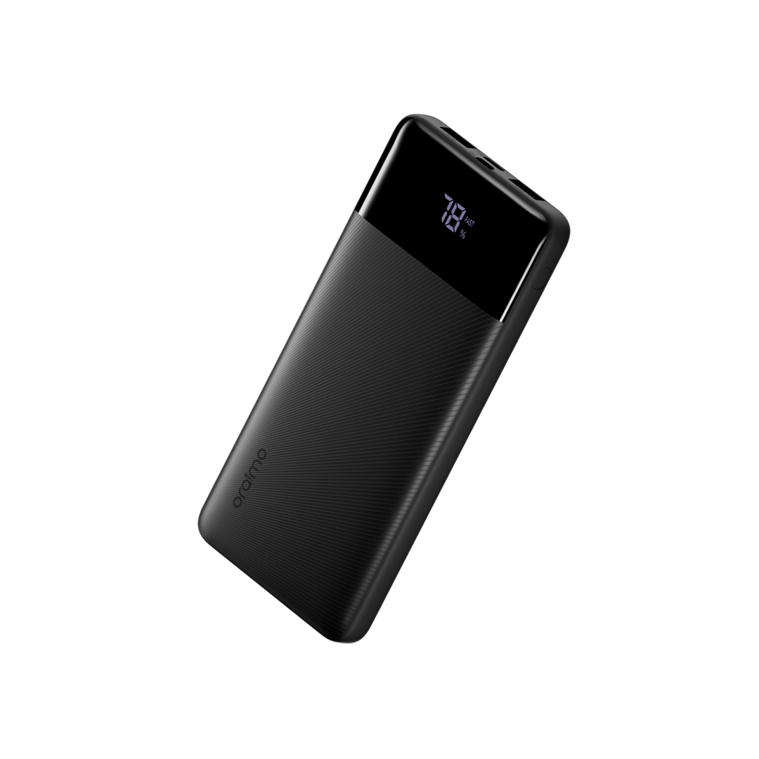 Oraimo Toast 22.5 – 10.000mAh  with 22.5W Fast Charging & LED Display