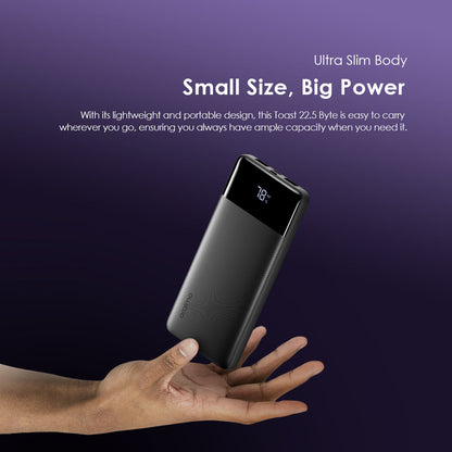 Oraimo Toast 22.5 – 10.000mAh  with 22.5W Fast Charging & LED Display