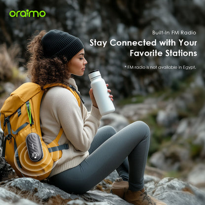 Oraimo SpaceBox – Bluetooth Speaker with Bass Boost, LED Light & 30h Battery