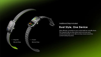 Watch Nova N – 2.04" AMOLED, 11-Day Battery & Dual Straps